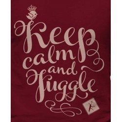 Camiseta KEEP CALM AND JUGGLE by Malabart - Rojo - 2