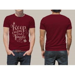 Camiseta KEEP CALM AND JUGGLE by Malabart - Rojo - 3
