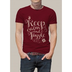 Camiseta KEEP CALM AND JUGGLE by Malabart - Rojo - 1