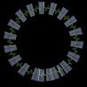 Cariocas Led LUMIN ART - PIXEL POI - Par - 24