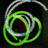 Cariocas Led LUMIN ART - PIXEL POI -Dibujo serpiente verde en movimiento