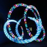 Cariocas Led LUMIN ART - PIXEL POI - dibujo trama azul en movimiento
