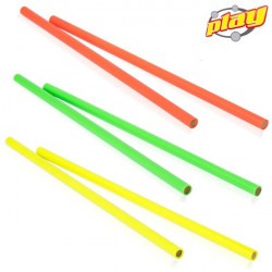 Baquetas Devil Stick Madera con Silicona - Palos de control palo chino - 1